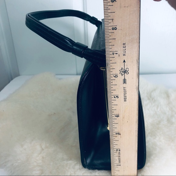 Vintage EHB Kelly Style Snap Closure Genuine Leather Bag - Picture 7 of 13